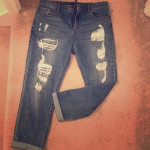 Forever 21 Distressed Denim
